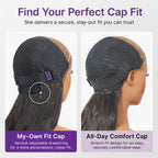 180% Density Human Hair Wig | Glueless HD Lace 7x6 Closure (Pre-Cut) | Butterfly Cut, Light Yaki Straight | Lumma