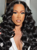 Loose Deep Wave Human Hair Wig | Glueless 13x6 Lace | Wear & Go | Lumma