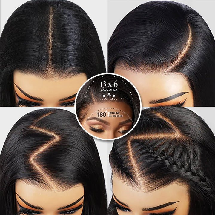 Body Wave Human Hair Lace Wig | Glueless Lace Front Wig Colored | Lumma